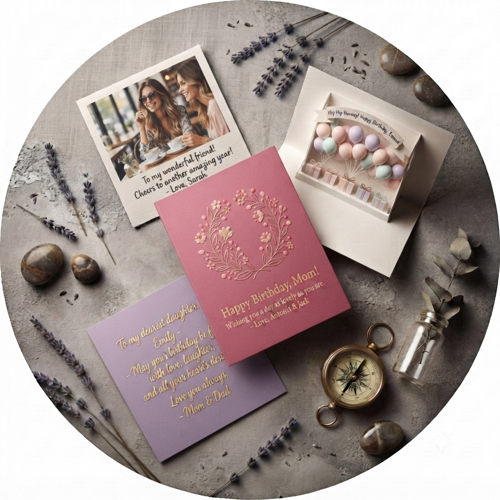 For Her Birthday Greeting Cards