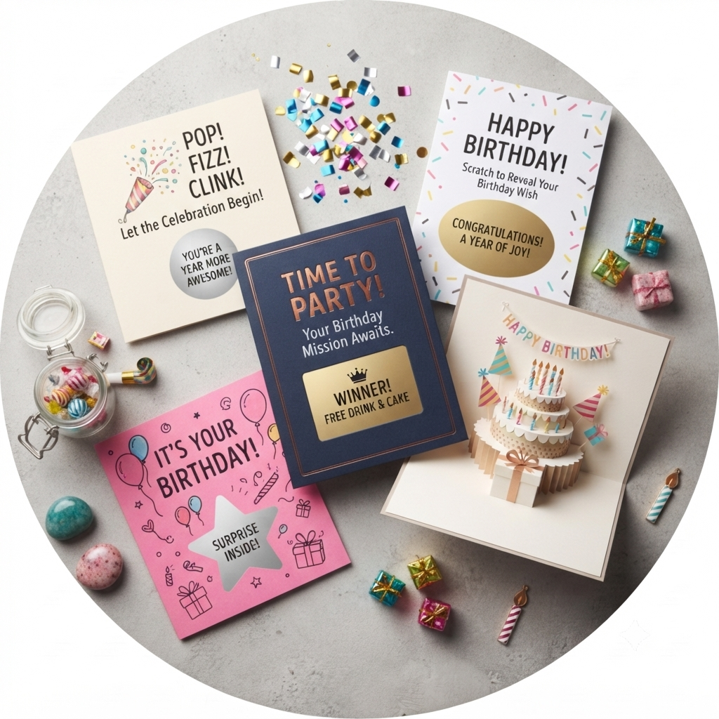 Birthday Scratch Cards