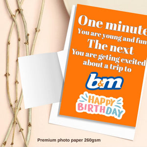 Birthday Card with Envelope Greeting Happy Birthday For friend, sister, mum, dad a5 birthday card with envelope for her or him