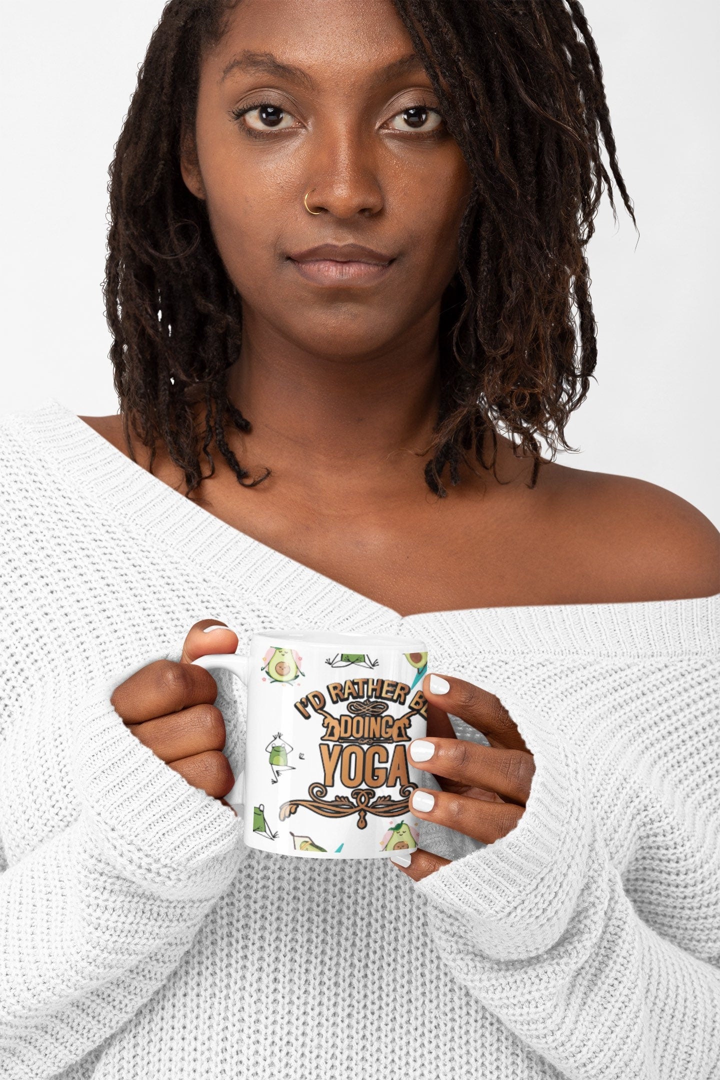 I’d Rather Be Doing Yoga Ceramic Mug: The Perfect Birthday Gift for Her and him