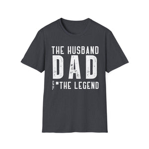 Husband Dad Legend T-Shirt - Soft Cotton Birthday Gift