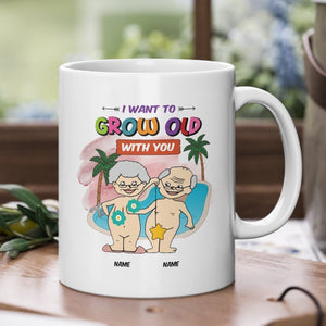 The cup of love Valentine gift mug, crazy funny mug with a cute message, personalized with name, perfect to make for him & for her happy