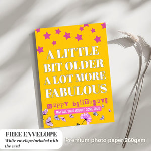 Funny Birthday Cards for Women, Birthday Cards for Women Friend, Funny Birthday Cards