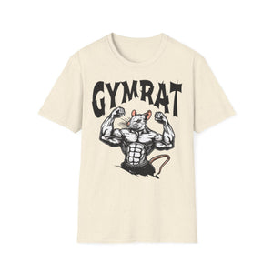 Gym Rat T-Shirt - Best Gym Shirt for Workout Motivation, Unisex Tee for Gym Lovers, Brain Gym Apparel, Fitness Gift, Funny Gym Meme Top, Gym