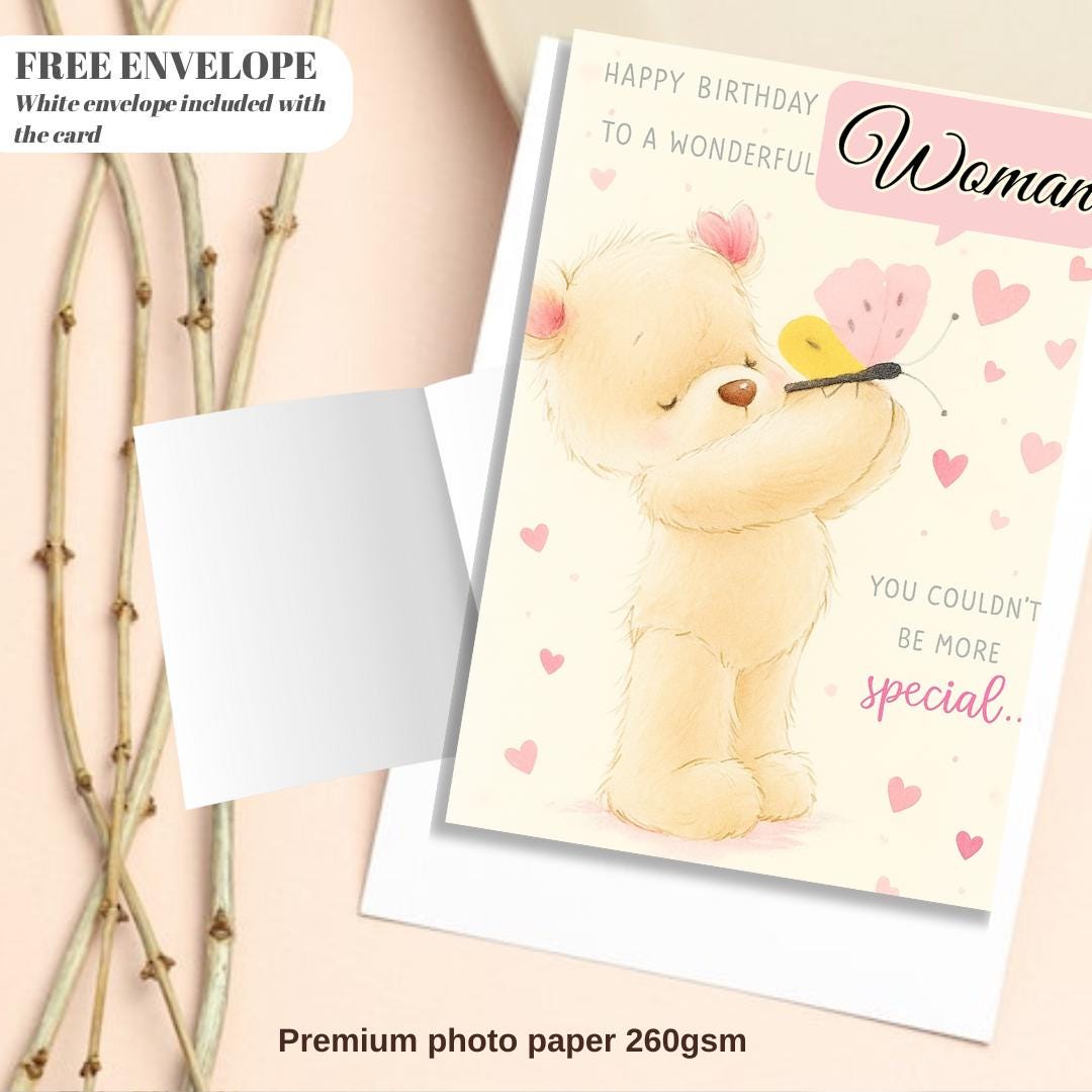 Cute Sister Birthday Card – Funny Greeting Card for Sister, Whimsical Duck Design, Sweet Pastel Illustration, Adorable Gift for Her