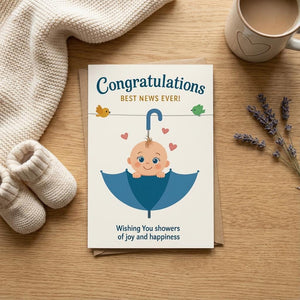 Greeting Card for Expecting Parents • Pregnancy Announcement Card • Future Mom Congratulations Card
