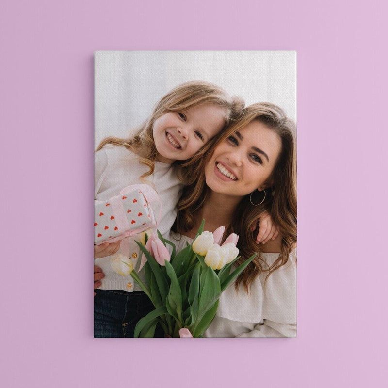 Custom Canvas Print from Your Photo – Personalized Wall Art, Photo Canvas Gift for Family, Couple, Home Decor