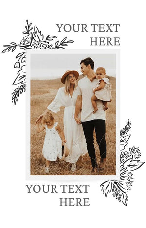 Personalised Photo Wallet Card and Greeting card For Husband, Wife Or Family, Anniversary Photo Gift For Him, Her | Custom Photo and Text