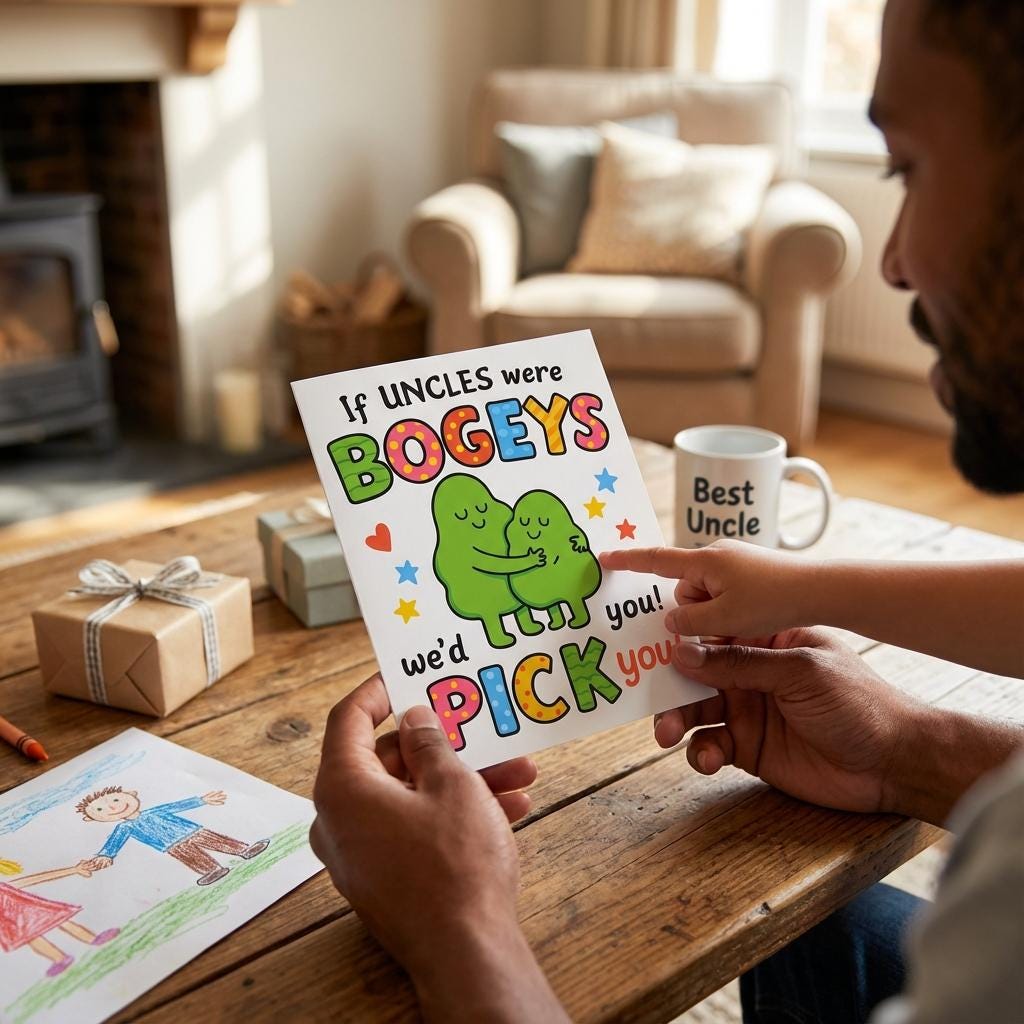 Uncle Gift Card Funny Uncle Gifts, Uncle Gifts from Niece, New Uncle Gift, Best Uncle Gift Idea, Funny Uncle Greeting Card, Gifts for Uncle