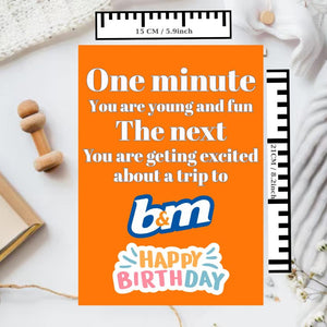 Birthday Card with Envelope Greeting Happy Birthday For friend, sister, mum, dad a5 birthday card with envelope for her or him