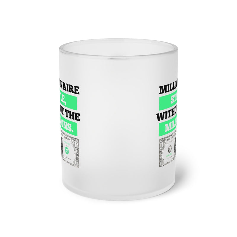 Millionaire Style, Without the Millions - Elegant Frosted Glass Mug