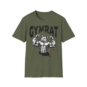 Gym Rat T-Shirt - Best Gym Shirt for Workout Motivation, Unisex Tee for Gym Lovers, Brain Gym Apparel, Fitness Gift, Funny Gym Meme Top, Gym