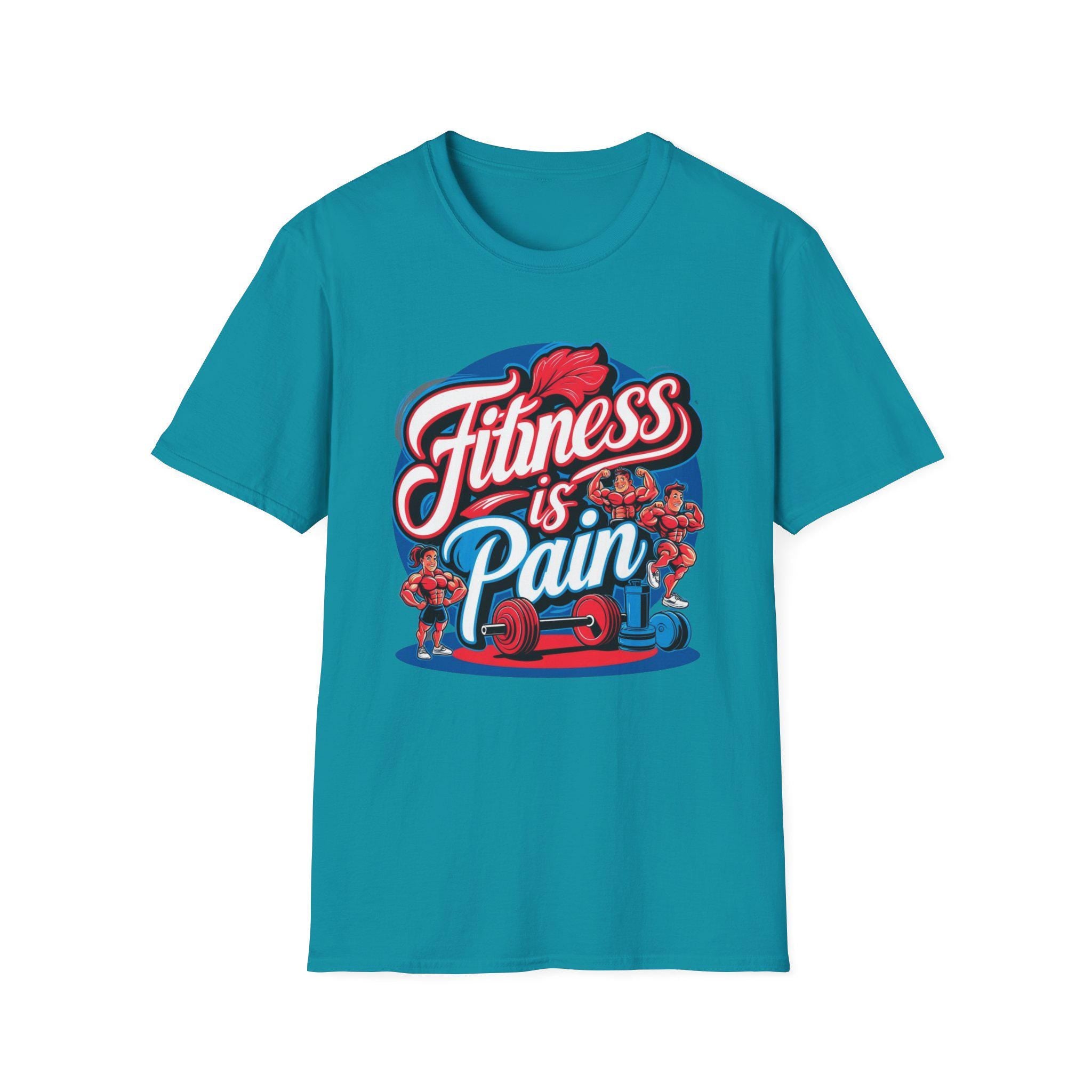 Motivational Gym T-Shirt Fitness is Pain, Progress is Power