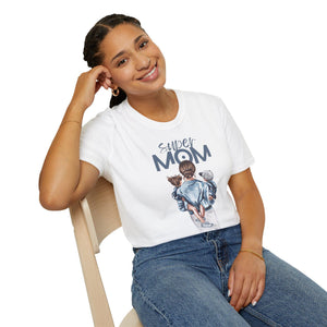 Super Mom Unisex T-Shirt, Mother's Day Gift, Birthday Present for Her, Love Tee for Moms