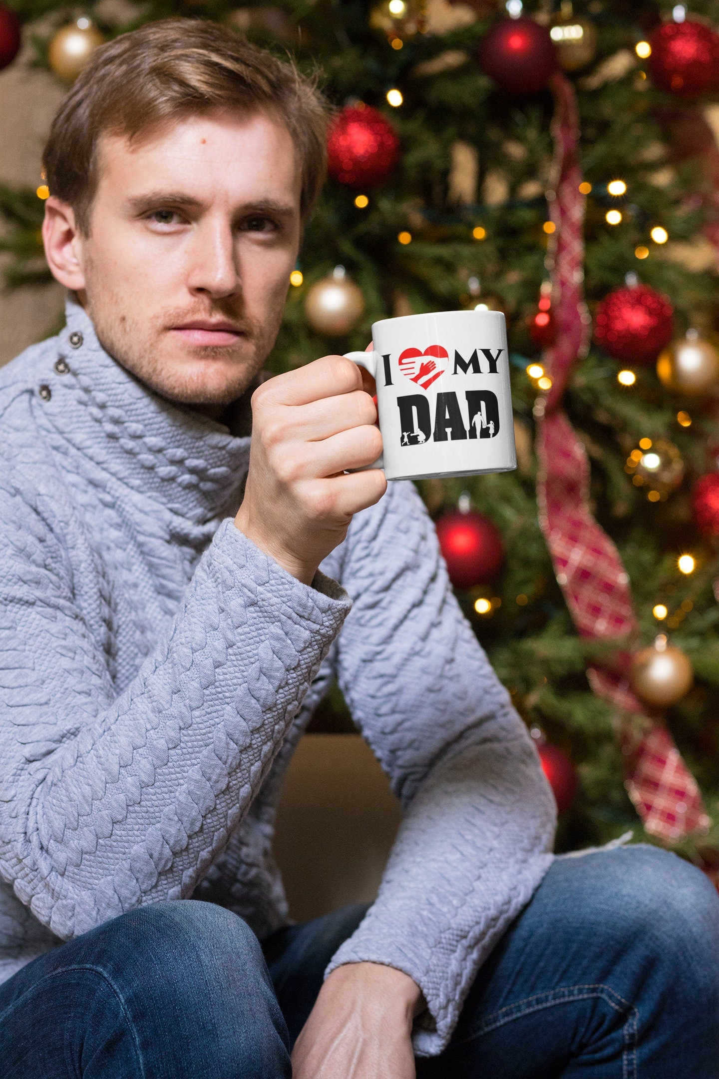 Ceramic Mug, mug Birthday, gift idea for Dad, Mug that show how much you Love your Dad, mug gift, family mug, father mug, personalised mug