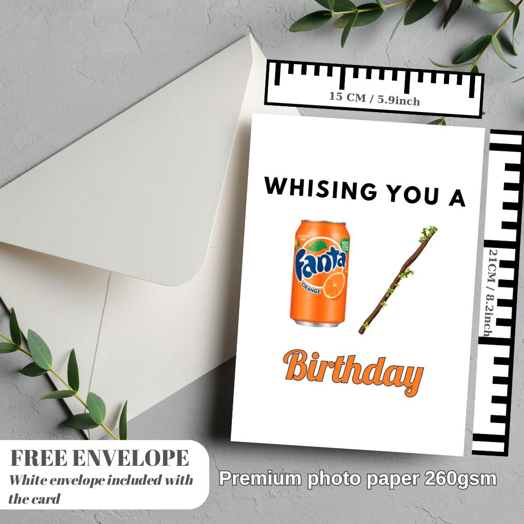 Funny Birthday Card for Daddy - Have a Fantastick Birthday Card for Him - Men Gift Card