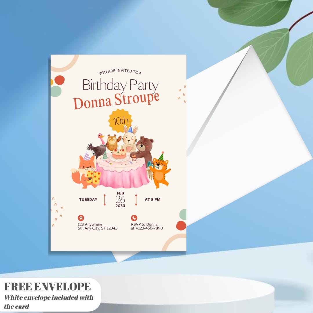 Beary Birthday Invitation, Bear Birthday Invite, Teddy  Birthday,  Birthday Girl, Beary Birthday Party Invite Pink 10/20/30 invitations card