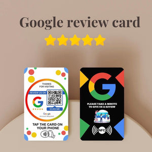 Google Review Tap Card: Instant Customer Reviews - Scan or Tap