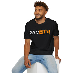 Funny Gym Hub Unisex T-Shirt, Gym Lovers Workout Jersey, Motivation Gift for Gym Freaks, Training Tee for Boyfriend Girlfriend, Creative