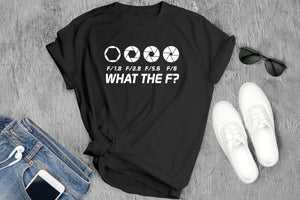 What The F Stop Tee ∙ Photographer Gift ∙ What The F Stop Photographer Shirt ∙ DSLR Camera Shirt ∙ F-Stop T-Shirt ∙ Softstyle Unisex Shirt