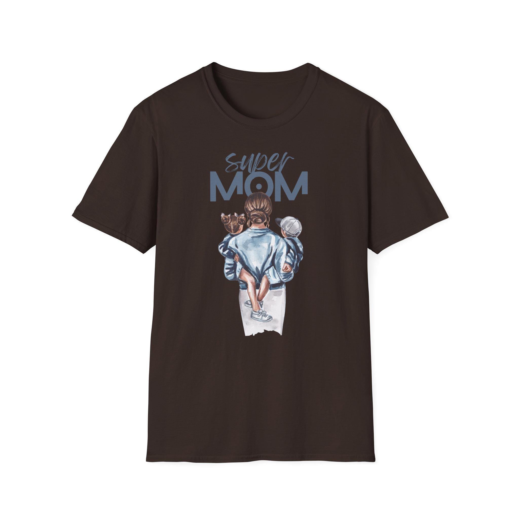 Super Mom Unisex T-Shirt, Mother's Day Gift, Birthday Present for Her, Love Tee for Moms