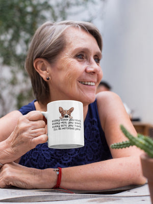 Custom Dog Mug: Personalized Pet Portrait, Dog Memorial Gift