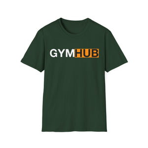 Funny Gym Hub Unisex T-Shirt, Gym Lovers Workout Jersey, Motivation Gift for Gym Freaks, Training Tee for Boyfriend Girlfriend, Creative