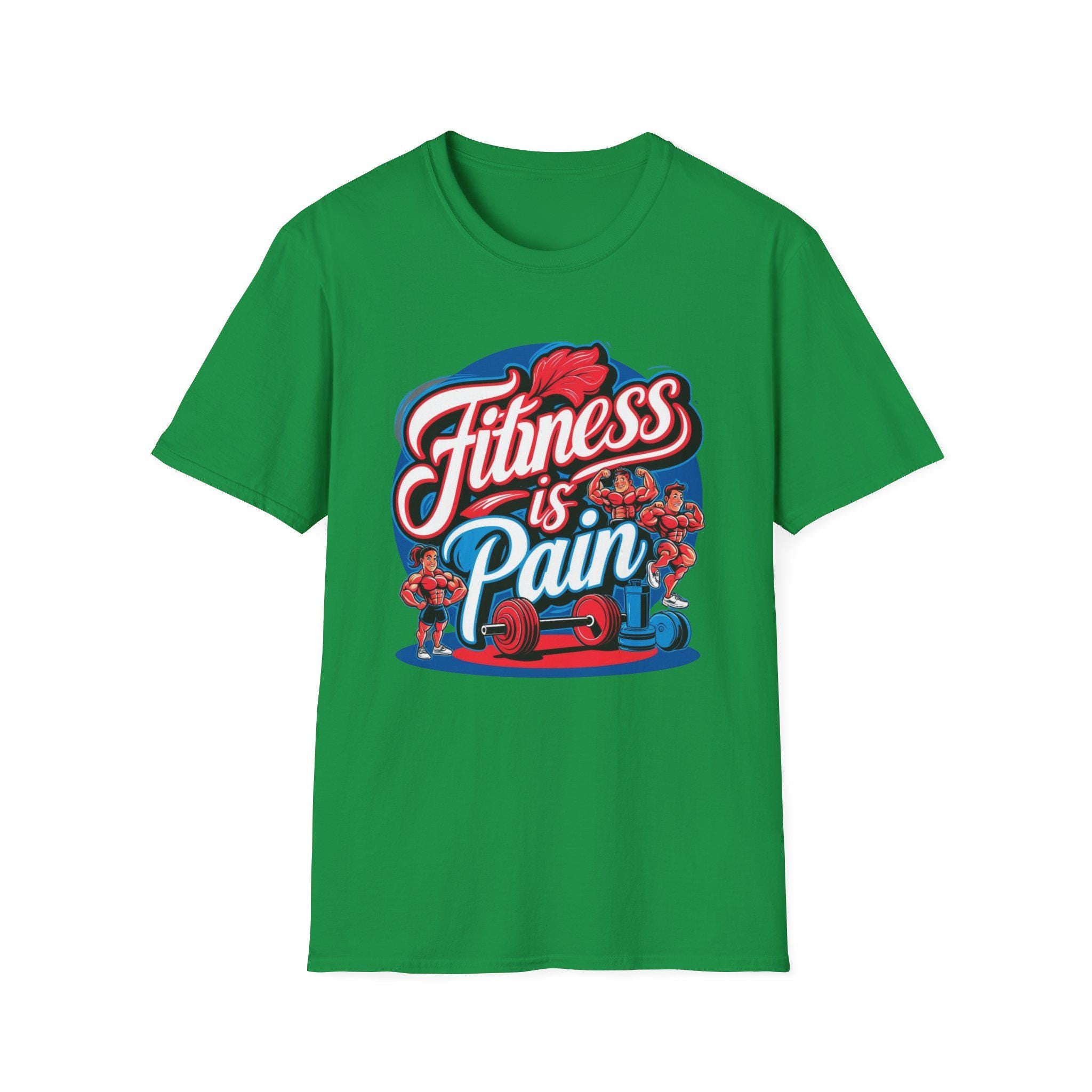 Motivational Gym T-Shirt Fitness is Pain, Progress is Power