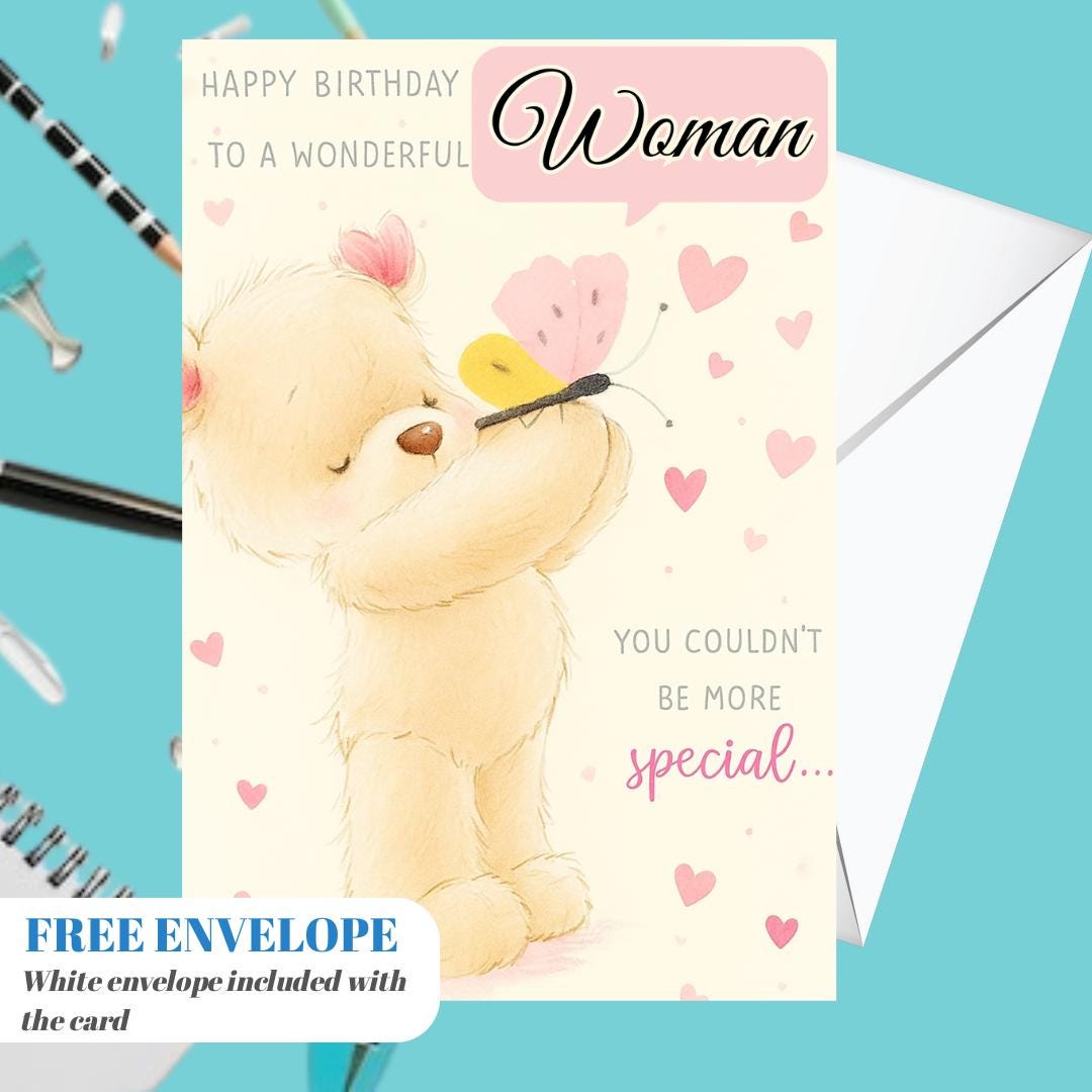 Cute Sister Birthday Card – Funny Greeting Card for Sister, Whimsical Duck Design, Sweet Pastel Illustration, Adorable Gift for Her