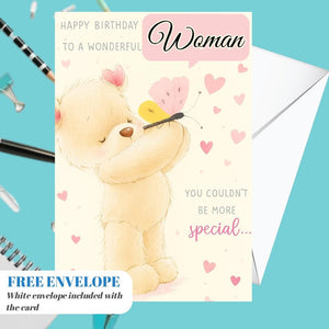 Cute Sister Birthday Card – Funny Greeting Card for Sister, Whimsical Duck Design, Sweet Pastel Illustration, Adorable Gift for Her