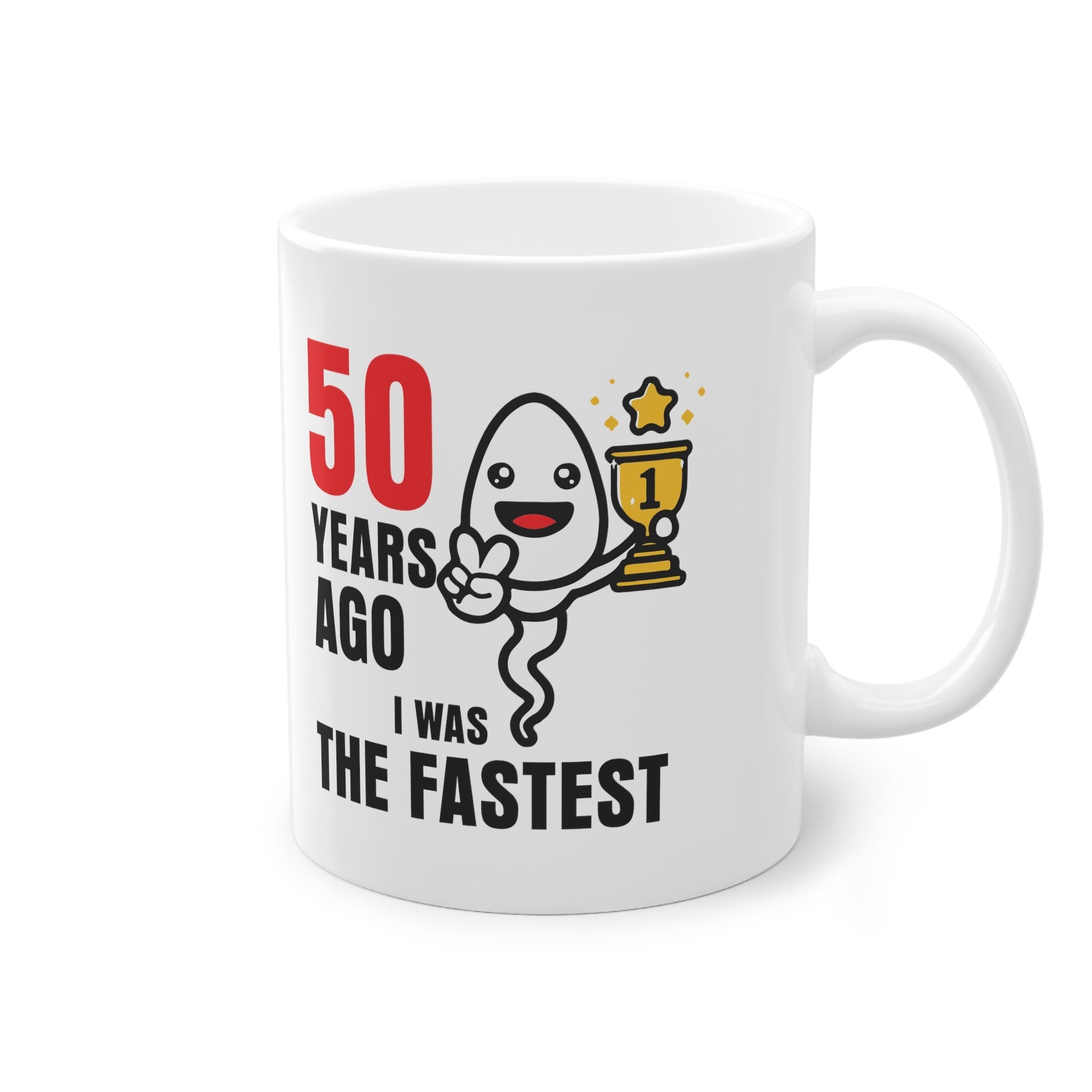 Funny 50th Birthday Coffee Mug: Humor Gift