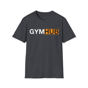 Funny Gym Hub Unisex T-Shirt, Gym Lovers Workout Jersey, Motivation Gift for Gym Freaks, Training Tee for Boyfriend Girlfriend, Creative