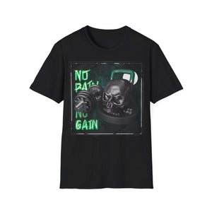 No Pain No Gain Gym T-Shirt | Exclusive Motivational Workout Tee | Push Your Limits