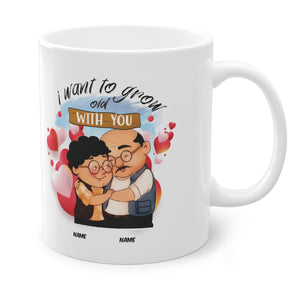 Grow Old With You Mug: Personalized Couple Gift