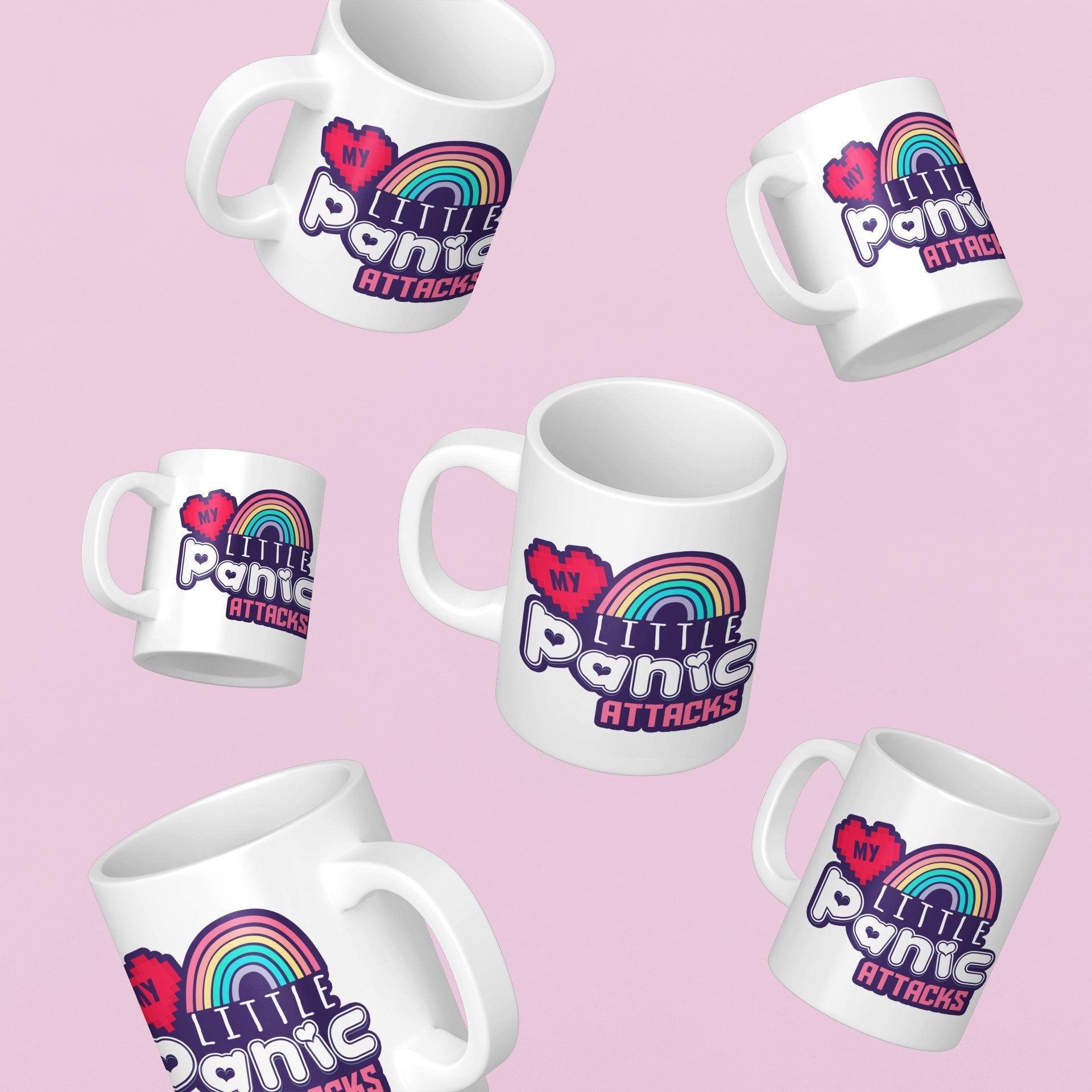 Gift Mug Birthday Gift idea Mug, My Little Panic Attacks, Nice Cup Mug