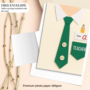 Teacher Greeting Card | Teacher Gifts Christmas | Teacher Thank You Card | Cute Teacher Gift | Teacher Christmas Gift Idea