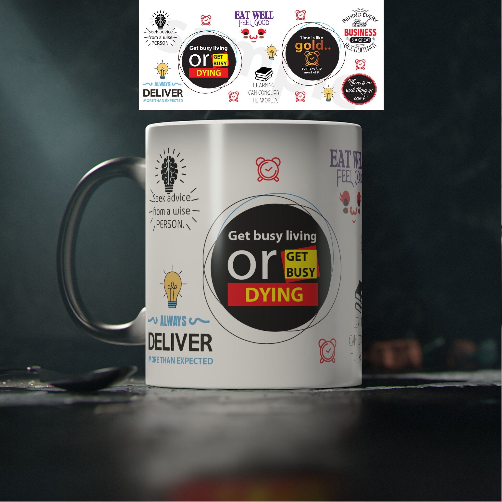 Mug Student Success with Our Heat-Activated Ceramic Mugs – Ignite Learning Motivation!