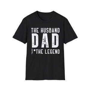 Husband Dad Legend T-Shirt - Soft Cotton Birthday Gift