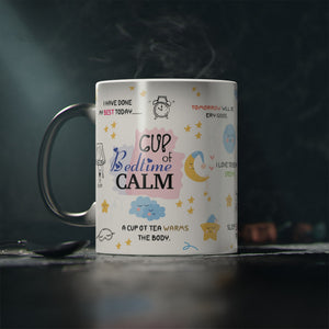 Bedtime Calm Mug: Heat Change Motivational Gift