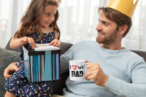 Ceramic Mug, mug Birthday, gift idea for Dad, Mug that show how much you Love your Dad, mug gift, family mug, father mug, personalised mug