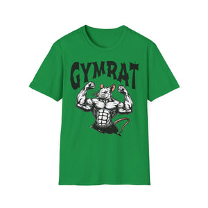Gym Rat T-Shirt - Best Gym Shirt for Workout Motivation, Unisex Tee for Gym Lovers, Brain Gym Apparel, Fitness Gift, Funny Gym Meme Top, Gym
