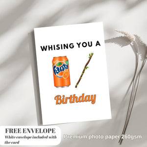 Funny Birthday Card for Daddy - Have a Fantastick Birthday Card for Him - Men Gift Card