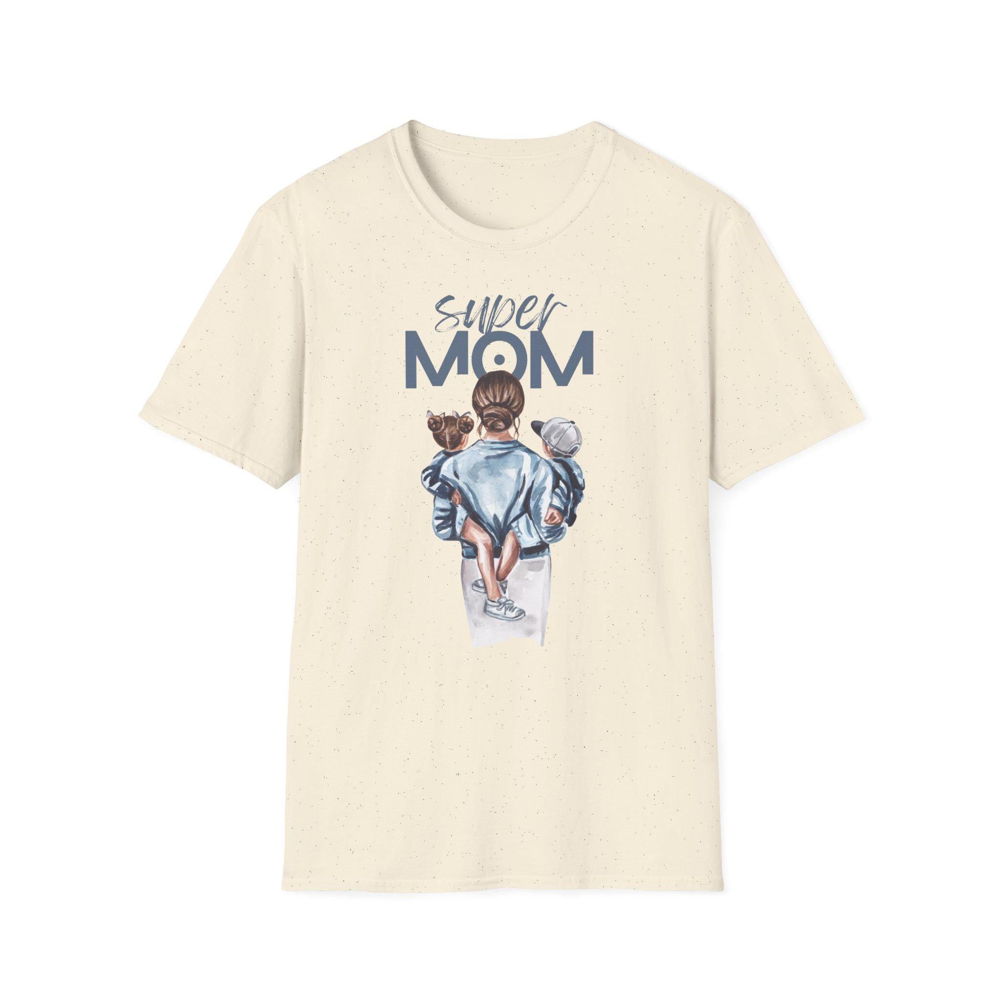 Super Mom Unisex T-Shirt, Mother's Day Gift, Birthday Present for Her, Love Tee for Moms