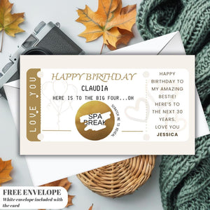 Birthday Scratch Card – Personalised Reveal Card for a Special Birthday Surprise