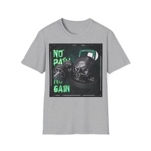 No Pain No Gain Gym T-Shirt | Exclusive Motivational Workout Tee | Push Your Limits