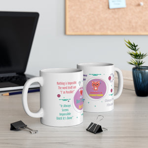 Mug Morning MINDSET Self Care Motivational Affirmation Wellbeing  Mental Health Mindset Law of Attraction Manifest ceramic mug