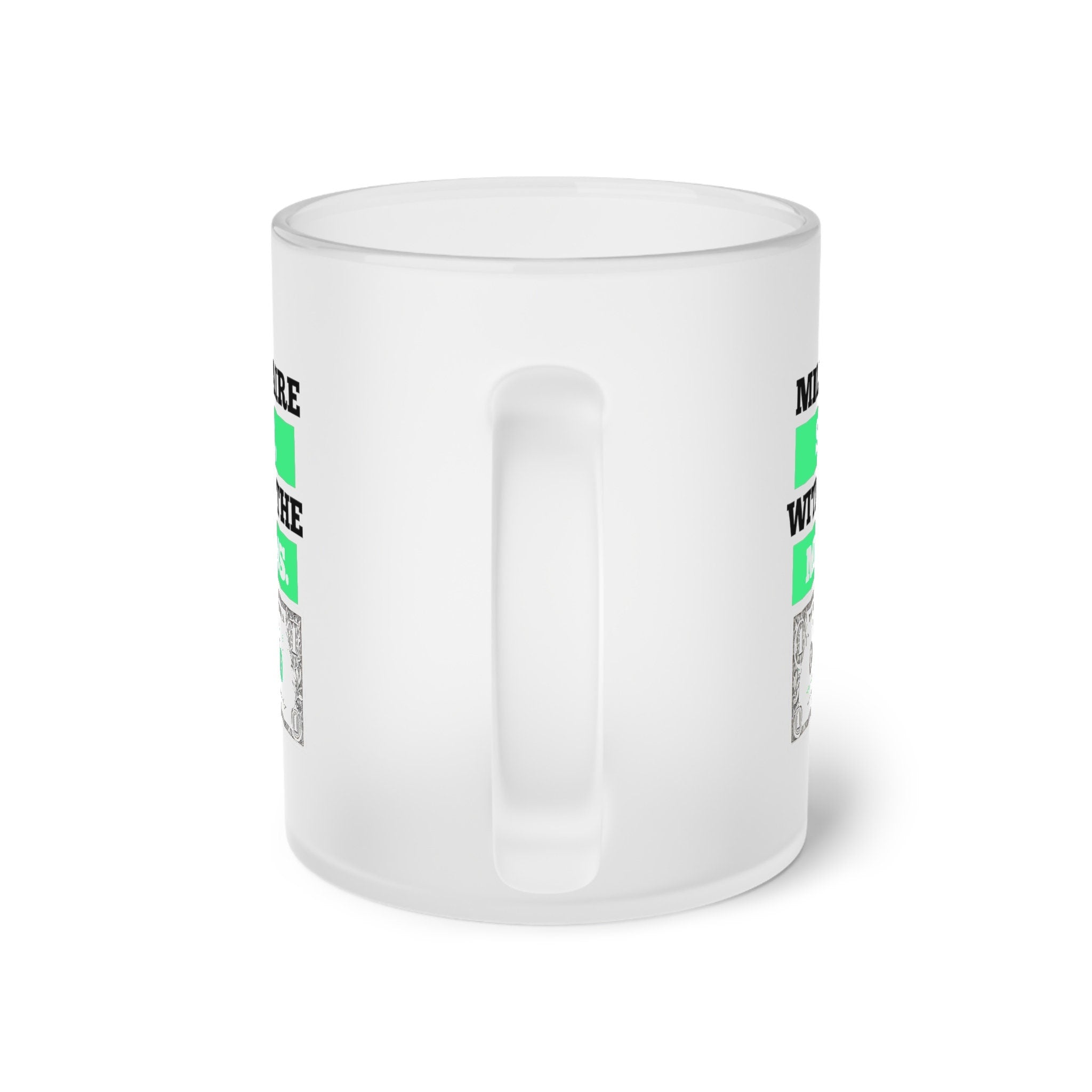 Millionaire Style, Without the Millions - Elegant Frosted Glass Mug