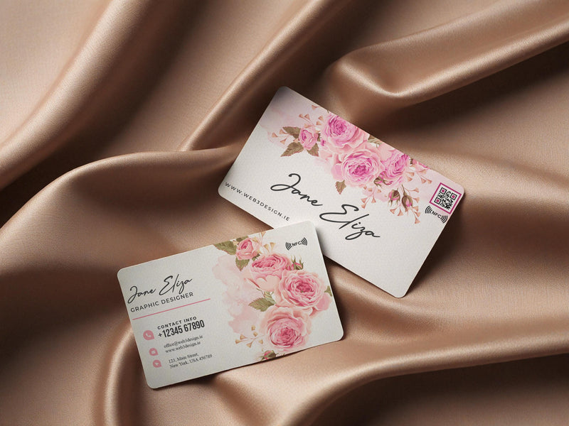 Custom NFC Smart Business Card: Tap to Share Contact Info