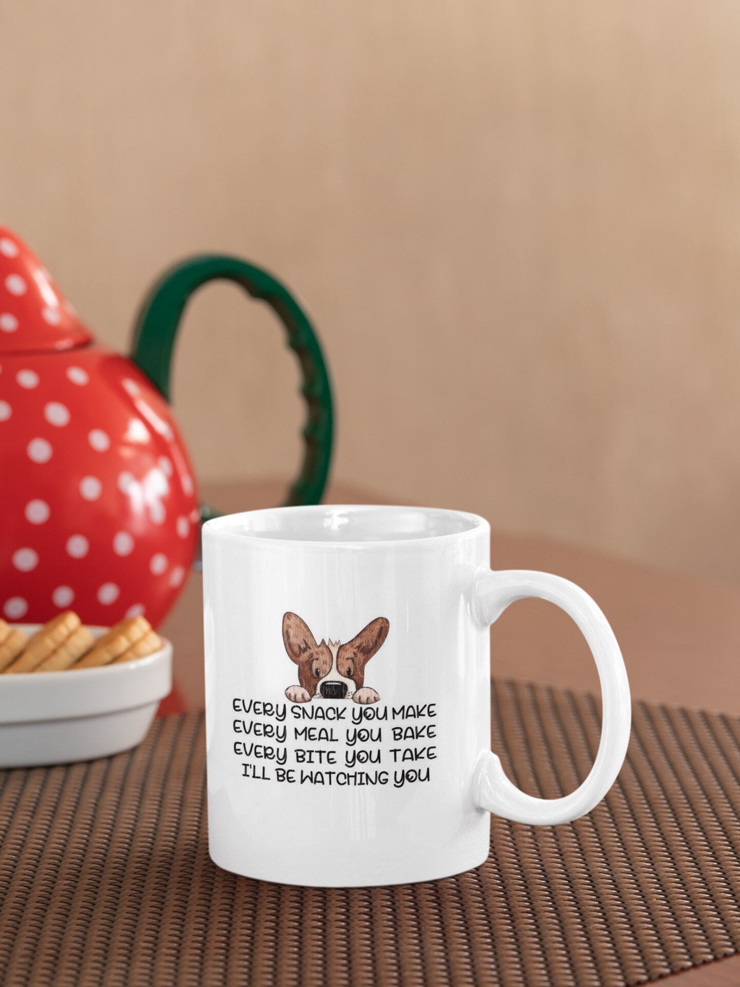 Custom Dog Mug: Personalized Pet Portrait, Dog Memorial Gift
