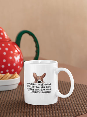 Custom Dog Mug: Personalized Pet Portrait, Dog Memorial Gift